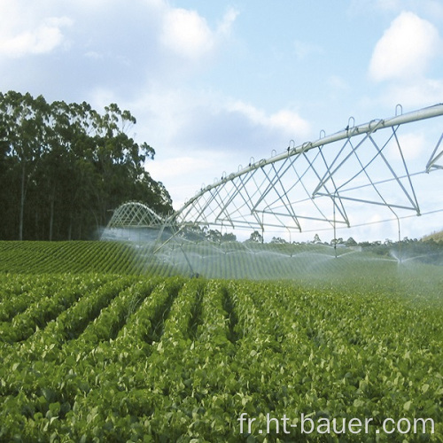 Système d&#39;irrigation à pivot central moyen
